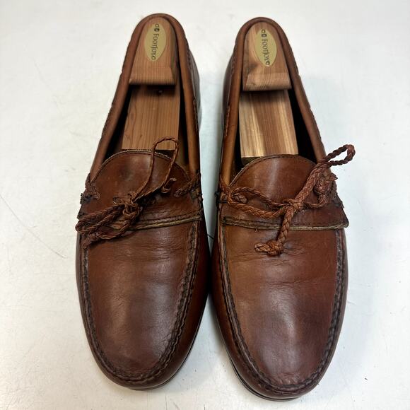 VGUC Rancourt & Co x FootJoy Tassel Loafer Moccasin Brown Made in Maine USA 11 D main image 12
